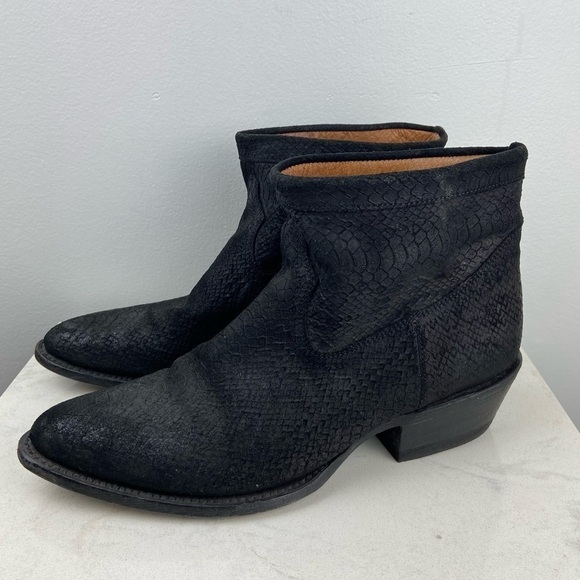 Mezcalero Snakeskin Leather Western Southwestern Made in Mexico Boots - Picture 1 of 12